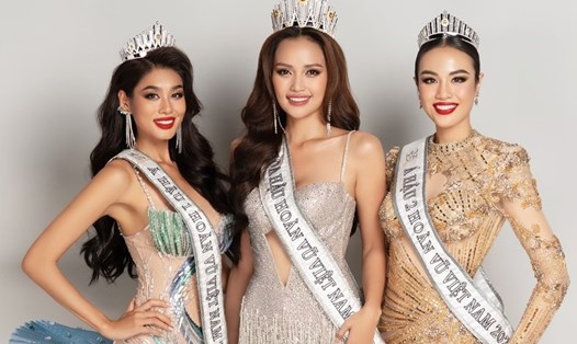 Top 3 Hoa hậu Hoàn vũ Việt Nam 2022. Ảnh: MUV