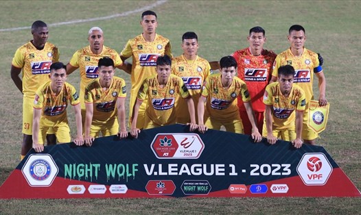 Câu lạc bộ Thanh Hoá đang có phong độ cao tại V.League 2023. Ảnh: VPF