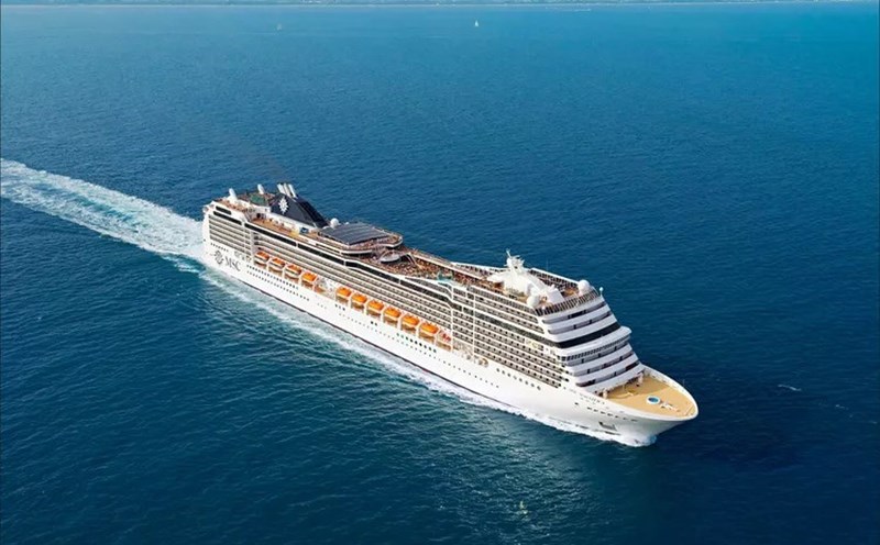 Du lịch vòng quanh thế giới chỉ với một chuyến tàu. Ảnh: MSC CRUISES