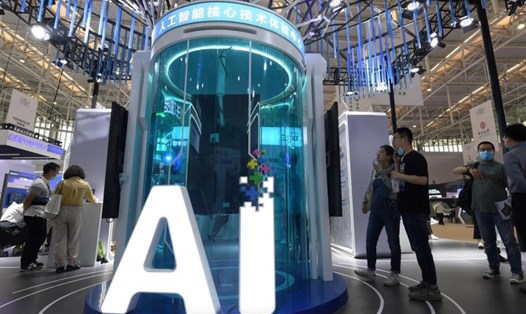 Hội nghị trí tuệ nhân tạo (AI) thế giới ở Trung Quốc năm 2021. Ảnh: Xinhua