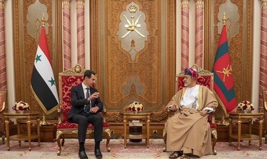 Tổng thống Syria Bashar al-Assad thăm Oman ngày 20.2. Ảnh: Bộ Ngoại giao Oman