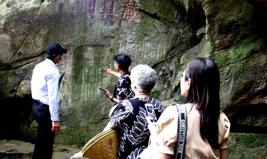 Đà Nẵng giới thiệu, quảng bá Ma nhai trong lễ hội Quán Thế Âm 2023.. Ảnh: Bảo tàng Đà Nẵng