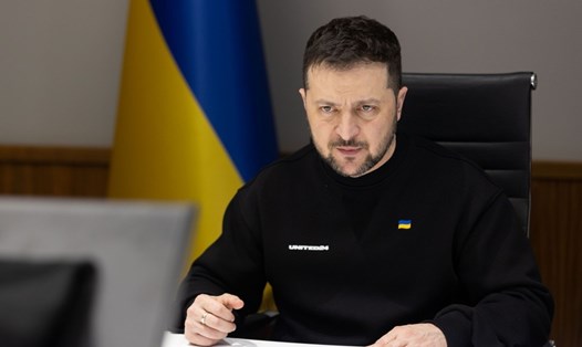 Tổng thống Ukraina Volodymyr Zelensky. Ảnh: Website Văn phòng Tổng thống Ukraina