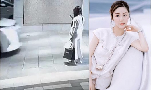Người mẫu Hong Kong Abby Choi và hình ảnh trước khi mất tích. Ảnh: Instagram/Cảnh sát Hong Kong