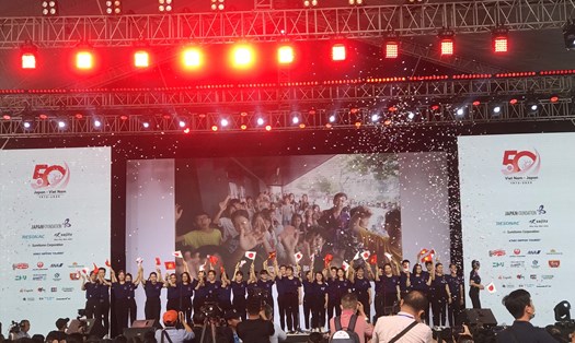 Khai mạc Lễ hội Việt - Nhật lần thứ 8. Ảnh: Y Thanh.