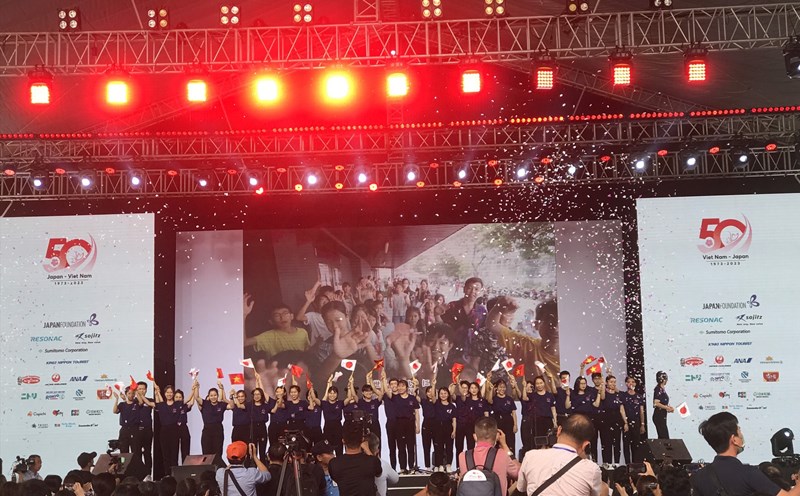 Khai mạc Lễ hội Việt - Nhật lần thứ 8. Ảnh: Y Thanh.
