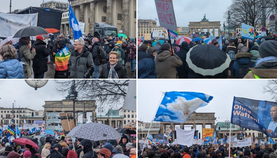Hàng chục nghìn người biểu tình ở Đức phản đối vũ trang cho Ukraina