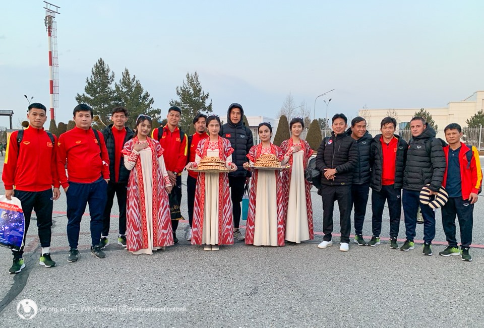 U20 Việt Nam đã có mặt ở Uzebekistan