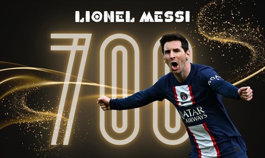 Messi cán cột mốc 700 bàn trong sự nghiệp cấp câu lạc bộ.  Đồ họa: Lê Vinh