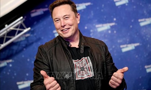 Tài sản của tỉ phú Elon Musk hiện đạt 187,1 tỉ USD. Ảnh: TTXVN