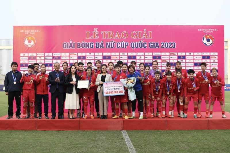 Phong Phú Hà Nam giành hạng 3 giải bóng đá nữ Cúp Quốc gia 2023