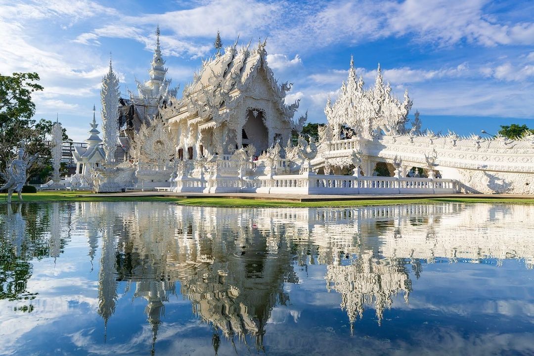 Chùa Wat Rong Khun ở huyện Mueang, tỉnh Chiang Rai, Thái Lan. Ảnh: amazingthailandjp