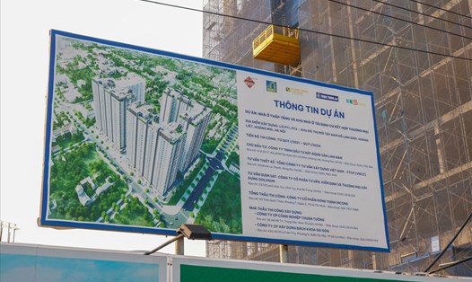 Dự án chung cư Hà Nội Melody Residences đang hạ giá sốc để đẩy hàng. Ảnh: Phan Anh