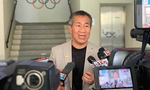 Tổng thư ký Ủy ban tổ chức SEA Games Campuchia (CAMSOC), ông Vath Chomroeun cho biết, hầu hết các quốc gia ở Đông Nam Á đã mua bản quyền SEA Games 32. Ảnh: Khmer Times