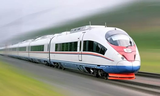 Tàu cao tốc Sapsan ở Nga. Ảnh: Russian Train