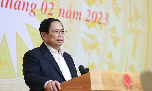 Thủ tướng phát biểu tại Phiên họp thứ 3 Ban Chỉ đạo Cải cách hành chính của Chính phủ. Ảnh: Dương Giang