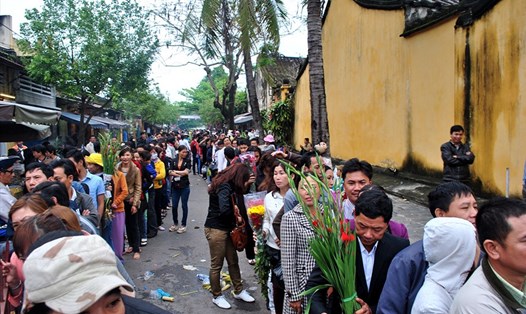 Lễ hội Tết Nguyên tiêu Hội An, tỉnh Quảng Nam được công nhận Di sản văn hóa phi vật thể quốc gia. Ảnh: Hồng Việt