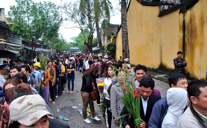 Lễ hội Tết Nguyên tiêu Hội An, tỉnh Quảng Nam được công nhận Di sản văn hóa phi vật thể quốc gia. Ảnh: Hồng Việt