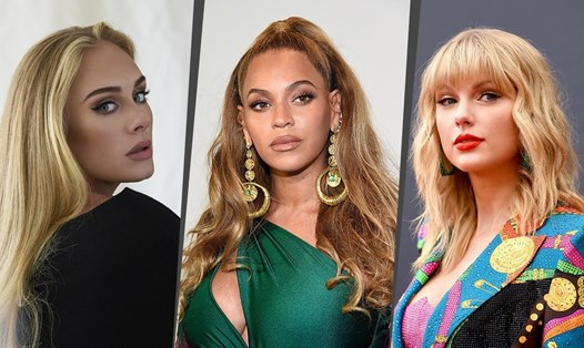 Adele, Beyoncé và Taylor Swift là 3 cái tên được quan tâm nhất tại Grammy 2023. Ảnh: Grammy