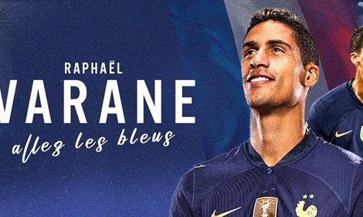 Raphael Varane chia tay tuyển Pháp sau 10 năm gắn bó. Ảnh: Twitter Varane