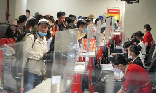 Khách quốc tế Trung Quốc chiếm khoảng 32% khách quốc tế đến Việt Nam qua đường hàng không. Ảnh: Chân Phúc