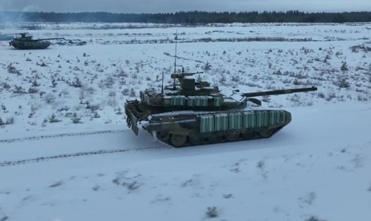 Xe tăng T-90M của Nga. Ảnh: Bộ Quốc phòng Nga