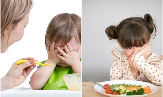 Cha mẹ nên khen ngợi trẻ khi trẻ thử thức ăn mới hoặc ăn ngon. Đồ hoạ: Thanh Ngọc