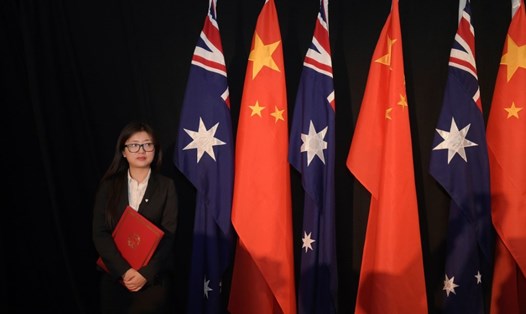 Căng thẳng song phương Trung Quốc - Australia đang hạ nhiệt. Ảnh: AFP