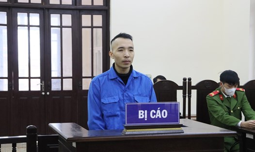 Bị cáo Thiều tại phiên tòa. Ảnh: Cổng TTĐT huyện Nam Sách (Hải Dương)