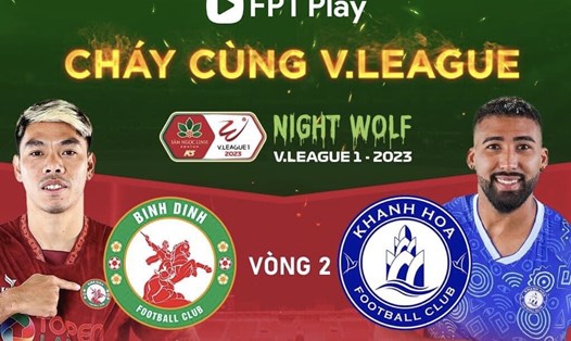 Bình Định tiếp đón Khánh Hoà tại vòng 2 V.League 2023. Ảnh: FPT Play