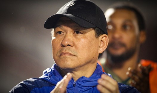 Huấn luyện viên Vũ Tiến Thành đặt mục tiêu cho câu lạc bộ TPHCM vào Top 8 V.League 2023. Ảnh: Thanh Vũ