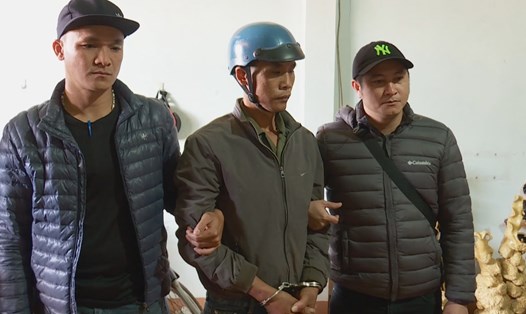 Phạm Văn Thông bị lực lượng Công an bắt giữ sau một thời gian theo dõi. Ảnh: Sỹ Đức