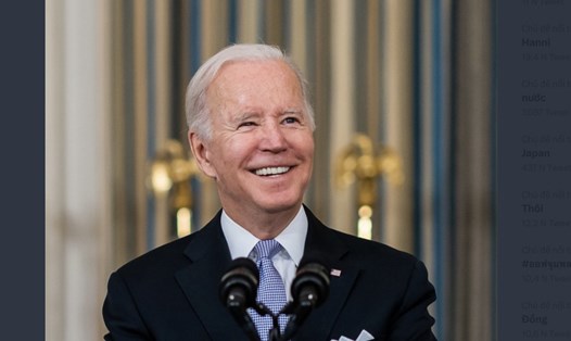 Tổng thống Mỹ Joe Biden đọc Thông điệp Liên bang lúc 9h sáng 8.2, giờ Việt Nam. Ảnh: Twitter Tổng thống Joe Biden