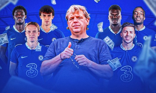 Trong 2 kỳ chuyển nhượng của mùa 2022-2023, Chelsea đã đầu tư gần 600 triệu bảng. Ảnh: Sky Sports