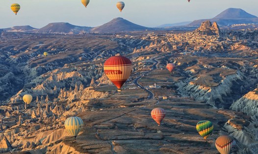 Cappadocia, điểm du lịch nổi tiếng với khách Việt tại Thổ Nhĩ Kỳ, cách nơi xảy ra động đất hơn 320 km. Ảnh: Ngô Trần Hải An