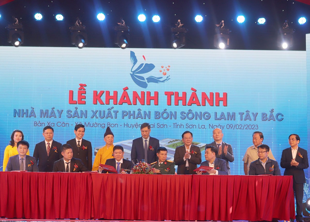 Sơn La khánh thành nhà máy phân bón hơn 160 tỉ đồng