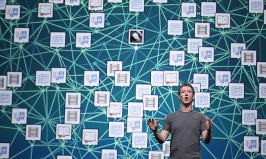 Mark Zuckerberg, CEO của Meta, đã tuyên bố về nhóm phát triển AI của mình. Ảnh: AFP