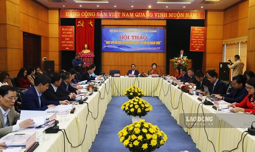 Hội thảo “ChatGPT với Báo chí truyền thông – cơ hội và thách thức” tổ chức tại Tuyên Quang.