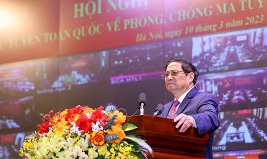 Thủ tướng Phạm Minh Chính phát biểu chỉ đạo. Ảnh: VGP/Nhật Bắc
