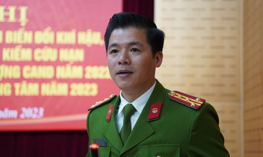 Đại tá Nguyễn Minh Khương, Phó Cục trưởng Cục Cảnh sát Phòng cháy, chữa cháy và cứu nạn, cứu hộ - Bộ Công an. Ảnh: Hữu Chánh