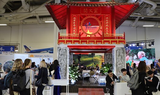 Việt Nam quảng bá du lịch tại Hội chợ du lịch quốc tế ITB Berline 2023 ngày 7-9.3. Ảnh: TITC