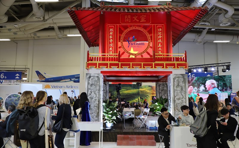 Việt Nam quảng bá du lịch tại Hội chợ du lịch quốc tế ITB Berline 2023 ngày 7-9.3. Ảnh: TITC