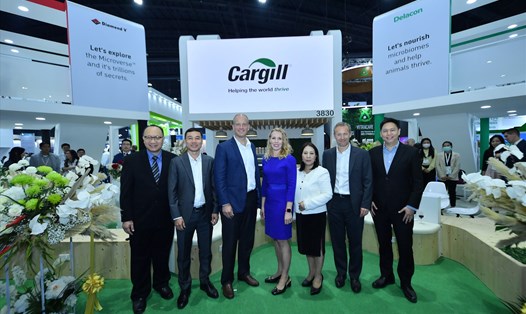 Khai trương quần thể gian hàng Cargill tại triển lãm VIV Asia 2023. Ảnh: Doanh nghiệp cung cấp