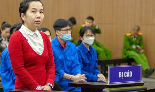 Siêu lừa chiếm đoạt hơn 433 tỉ - bị cáo Nguyễn Thị Hà Thành. Ảnh: Việt Dũng