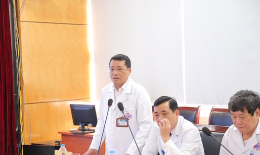 GS.TS Lê Văn Quảng, Giám đốc Bệnh viện K nói về phẫu thuật bảo tồn trên các bệnh nhân ung thư vú. Nguồn ảnh: Bệnh viện K