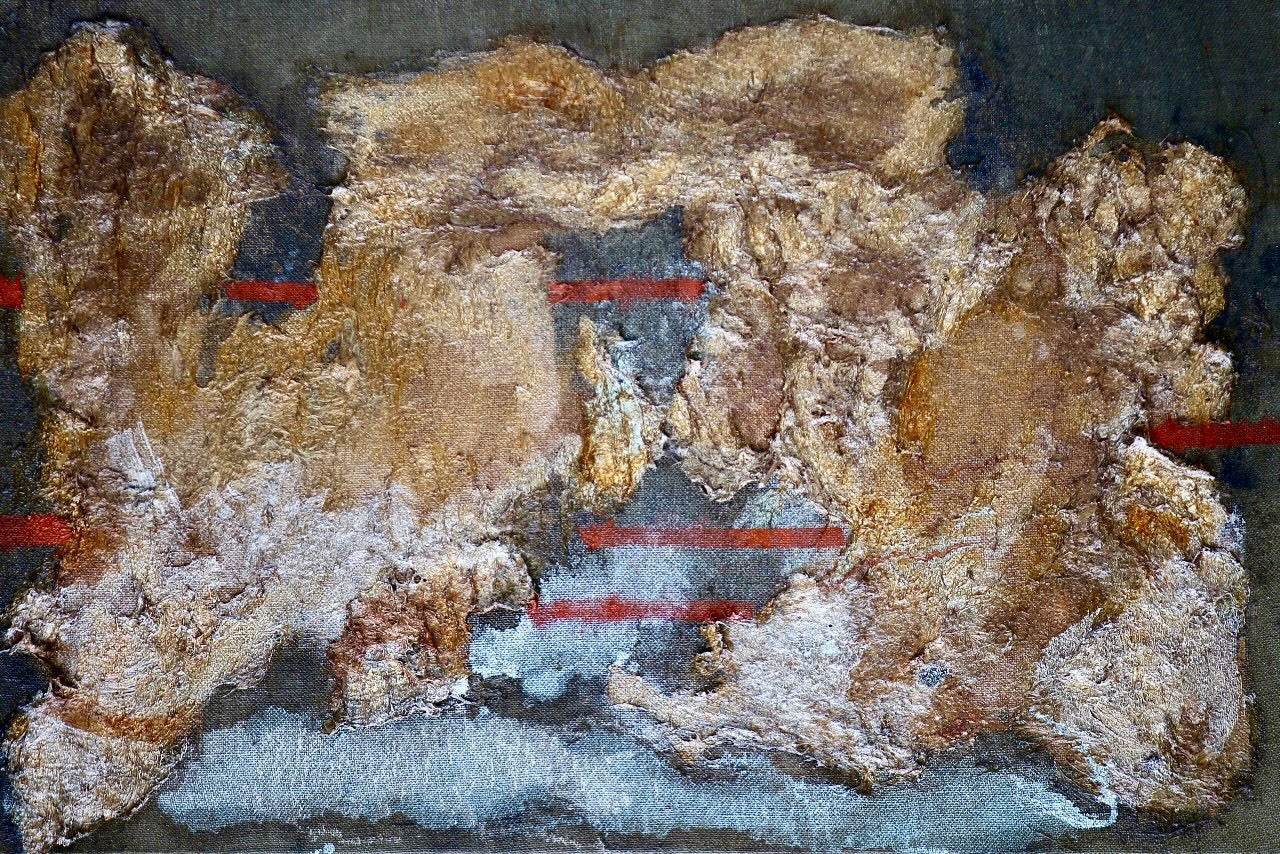 Trừu tượng giấy giang. Ảnh: Hải An