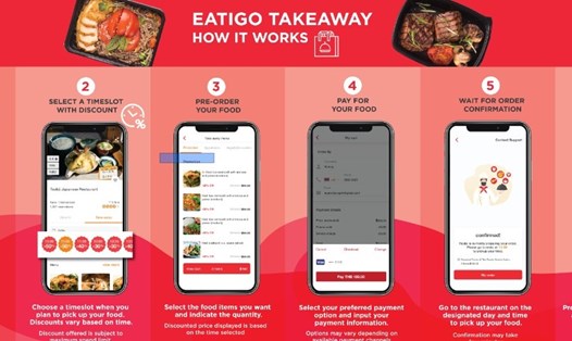 Eatigo được xem là ứng dụng đặt chỗ nhà hàng số 1 tại Châu Á. Ảnh: Chụp màn hình