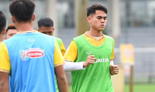 Khuất Văn Khang và 3 cầu thủ U20 bắt nhịp tốt với đội tuyển U23 Việt Nam ở giai đoạn tập trung thứ 3. Ảnh: An Nguyên