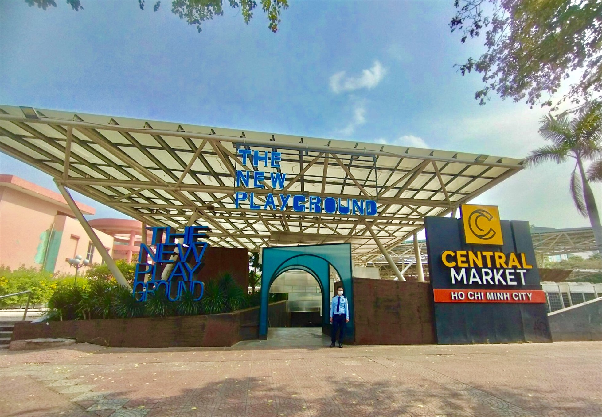 "Chợ ngầm" dưới lòng đất - Central Market (tại công viên 23/9, Quận 1, TPHCM). Ảnh: Như Quỳnh