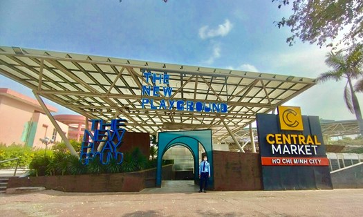 "Chợ ngầm" dưới lòng đất - Central Market (tại công viên 23/9, Quận 1, TPHCM). Ảnh: Như Quỳnh